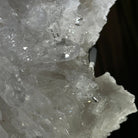 Super Quality Clear Quartz Cluster, Metal Stand, 5.3 lbs & 10.3" Tall 5495 - 0096 - Brazil GemsBrazil GemsSuper Quality Clear Quartz Cluster, Metal Stand, 5.3 lbs & 10.3" Tall 5495 - 0096Clusters on Fixed Bases5495 - 0096