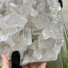 Super Quality Clear Quartz Cluster, Metal Stand, 84.5 lbs & 26.7" Tall 5495 - 0103 - Brazil GemsBrazil GemsSuper Quality Clear Quartz Cluster, Metal Stand, 84.5 lbs & 26.7" Tall 5495 - 0103Clusters on Fixed Bases5495 - 0103