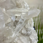 Super Quality Clear Quartz Cluster, Metal Stand, 84.5 lbs & 26.7" Tall 5495 - 0103 - Brazil GemsBrazil GemsSuper Quality Clear Quartz Cluster, Metal Stand, 84.5 lbs & 26.7" Tall 5495 - 0103Clusters on Fixed Bases5495 - 0103