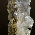 Super Quality Clear Quartz Cluster on a Rotating Metal Base, 11.7 lbs & 18" Tall 5495R - 004 - Brazil GemsBrazil GemsSuper Quality Clear Quartz Cluster on a Rotating Metal Base, 11.7 lbs & 18" Tall 5495R - 004Clusters on Rotating Bases5495R - 004