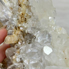 Super Quality Clear Quartz Cluster on a Rotating Metal Base, 11.7 lbs & 18" Tall 5495R - 004 - Brazil GemsBrazil GemsSuper Quality Clear Quartz Cluster on a Rotating Metal Base, 11.7 lbs & 18" Tall 5495R - 004Clusters on Rotating Bases5495R - 004