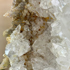 Super Quality Clear Quartz Cluster on a Rotating Metal Base, 11.7 lbs & 18" Tall 5495R - 004 - Brazil GemsBrazil GemsSuper Quality Clear Quartz Cluster on a Rotating Metal Base, 11.7 lbs & 18" Tall 5495R - 004Clusters on Rotating Bases5495R - 004