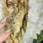 Super Quality Clear Quartz Cluster on a Rotating Metal Base, 11.7 lbs & 18" Tall 5495R - 004 - Brazil GemsBrazil GemsSuper Quality Clear Quartz Cluster on a Rotating Metal Base, 11.7 lbs & 18" Tall 5495R - 004Clusters on Rotating Bases5495R - 004