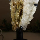 Super Quality Clear Quartz Cluster on a Rotating Metal Base, 11.7 lbs & 18" Tall 5495R - 004 - Brazil GemsBrazil GemsSuper Quality Clear Quartz Cluster on a Rotating Metal Base, 11.7 lbs & 18" Tall 5495R - 004Clusters on Rotating Bases5495R - 004