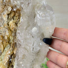 Super Quality Clear Quartz Cluster on a Rotating Metal Base, 11.7 lbs & 18" Tall 5495R - 004 - Brazil GemsBrazil GemsSuper Quality Clear Quartz Cluster on a Rotating Metal Base, 11.7 lbs & 18" Tall 5495R - 004Clusters on Rotating Bases5495R - 004