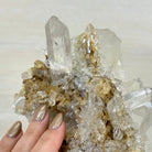 Super Quality Clear Quartz Cluster on a Rotating Metal Base, 11.7 lbs & 18" Tall 5495R - 004 - Brazil GemsBrazil GemsSuper Quality Clear Quartz Cluster on a Rotating Metal Base, 11.7 lbs & 18" Tall 5495R - 004Clusters on Rotating Bases5495R - 004