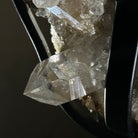 Super Quality Clear Quartz Cluster on a Rotating Metal Base, 26.5 lbs & 20.1" Tall 5495R - 005 - Brazil GemsBrazil GemsSuper Quality Clear Quartz Cluster on a Rotating Metal Base, 26.5 lbs & 20.1" Tall 5495R - 005Clusters on Rotating Bases5495R - 005