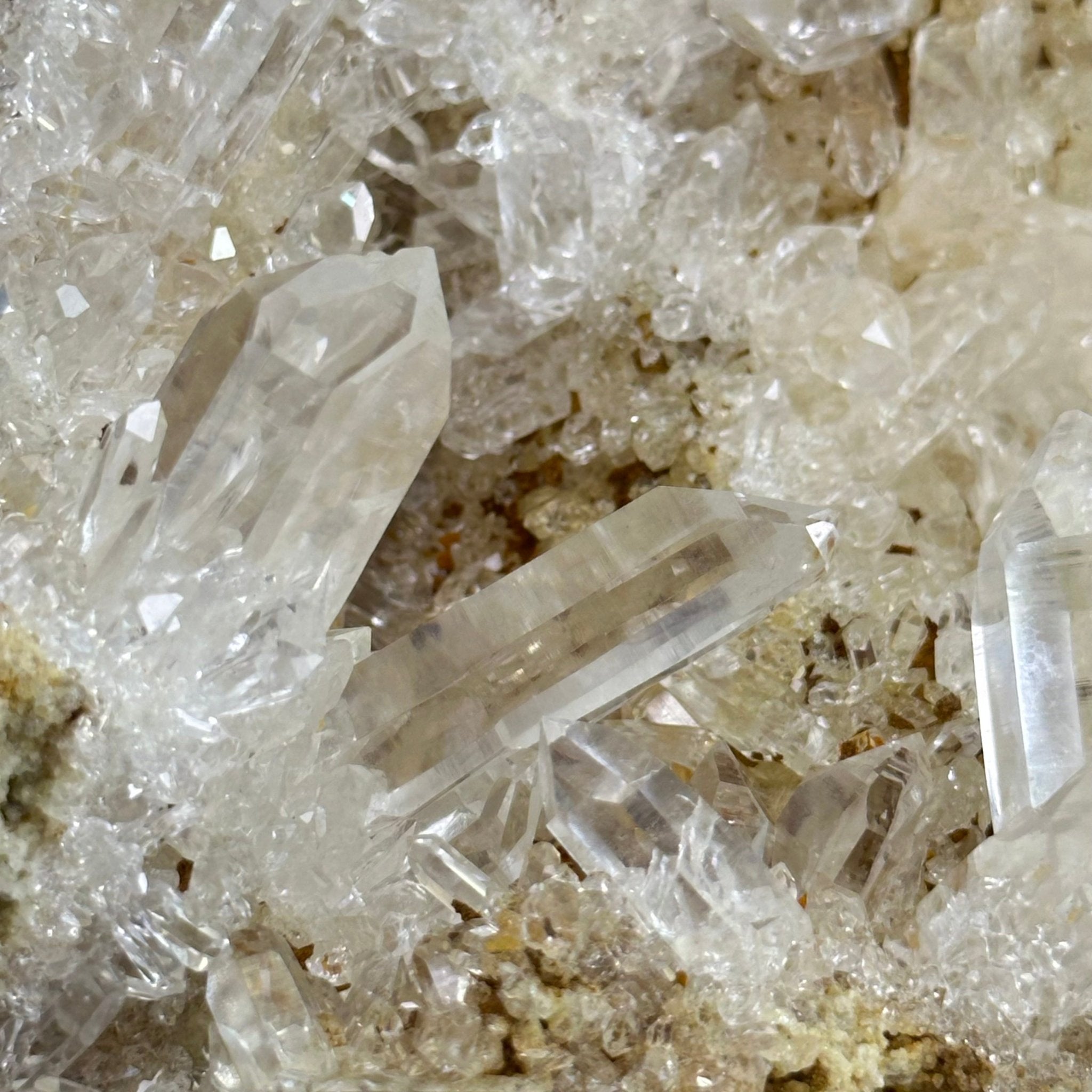 Super Quality Clear Quartz Cluster on a Rotating Metal Base, 26.5 lbs & 20.1" Tall 5495R - 005 - Brazil GemsBrazil GemsSuper Quality Clear Quartz Cluster on a Rotating Metal Base, 26.5 lbs & 20.1" Tall 5495R - 005Clusters on Rotating Bases5495R - 005