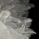 Super Quality Clear Quartz Crystal Cluster, metal base, 8.4 lbs & 11.1" Tall #5495-0077 by Brazil Gems® - Brazil GemsBrazil GemsSuper Quality Clear Quartz Crystal Cluster, metal base, 8.4 lbs & 11.1" Tall #5495-0077 by Brazil Gems®Clusters on Fixed Bases5495-0077