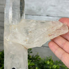 Super Quality Clear Quartz Point on a Metal Stand, 3 lbs & 12.1" Tall #3121CQ-003 - Brazil GemsBrazil GemsSuper Quality Clear Quartz Point on a Metal Stand, 3 lbs & 12.1" Tall #3121CQ-003Crystal Points3121CQ-003