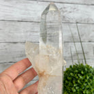 Super Quality Clear Quartz Point on a Metal Stand, 3 lbs & 12.1" Tall #3121CQ-003 - Brazil GemsBrazil GemsSuper Quality Clear Quartz Point on a Metal Stand, 3 lbs & 12.1" Tall #3121CQ-003Crystal Points3121CQ-003