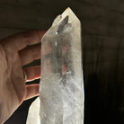 Super Quality Clear Quartz Point on a Metal Stand, 5.5 lbs & 13.5" Tall #3121CQ-008 - Brazil GemsBrazil GemsSuper Quality Clear Quartz Point on a Metal Stand, 5.5 lbs & 13.5" Tall #3121CQ-008Crystal Points3121CQ-008
