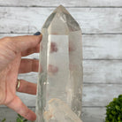 Super Quality Clear Quartz Point on a Metal Stand, 5.5 lbs & 13.5" Tall #3121CQ-008 - Brazil GemsBrazil GemsSuper Quality Clear Quartz Point on a Metal Stand, 5.5 lbs & 13.5" Tall #3121CQ-008Crystal Points3121CQ-008