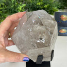 Super Quality Clear Quartz Point on a Metal Stand, 6 lbs & 9.1" Tall #3121CQ-009 - Brazil GemsBrazil GemsSuper Quality Clear Quartz Point on a Metal Stand, 6 lbs & 9.1" Tall #3121CQ-009Crystal Points3121CQ-009