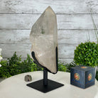 Super Quality Clear Quartz Point on a Metal Stand, 7.9 lbs & 11.4" Tall #3121CQ-010 - Brazil GemsBrazil GemsSuper Quality Clear Quartz Point on a Metal Stand, 7.9 lbs & 11.4" Tall #3121CQ-010Crystal Points3121CQ-010