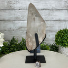 Super Quality Clear Quartz Point on a Metal Stand, 7.9 lbs & 11.4" Tall #3121CQ-010 - Brazil GemsBrazil GemsSuper Quality Clear Quartz Point on a Metal Stand, 7.9 lbs & 11.4" Tall #3121CQ-010Crystal Points3121CQ-010