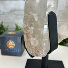 Super Quality Clear Quartz Point on a Metal Stand, 7.9 lbs & 11.4" Tall #3121CQ-010 - Brazil GemsBrazil GemsSuper Quality Clear Quartz Point on a Metal Stand, 7.9 lbs & 11.4" Tall #3121CQ-010Crystal Points3121CQ-010