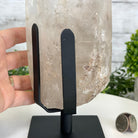 Super Quality Clear Quartz Point on a Metal Stand, 7.9 lbs & 11.4" Tall #3121CQ-010 - Brazil GemsBrazil GemsSuper Quality Clear Quartz Point on a Metal Stand, 7.9 lbs & 11.4" Tall #3121CQ-010Crystal Points3121CQ-010