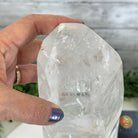 Super Quality Clear Quartz Point on a Metal Stand, 8.9 lbs & 14.9" Tall #3121CQ-011 - Brazil GemsBrazil GemsSuper Quality Clear Quartz Point on a Metal Stand, 8.9 lbs & 14.9" Tall #3121CQ-011Crystal Points3121CQ-011