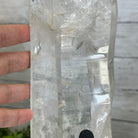 Super Quality Clear Quartz Point on a Metal Stand, 8.9 lbs & 14.9" Tall #3121CQ-011 - Brazil GemsBrazil GemsSuper Quality Clear Quartz Point on a Metal Stand, 8.9 lbs & 14.9" Tall #3121CQ-011Crystal Points3121CQ-011