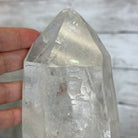 Super Quality Clear Quartz Point on a Metal Stand, 8.9 lbs & 14.9" Tall #3121CQ-011 - Brazil GemsBrazil GemsSuper Quality Clear Quartz Point on a Metal Stand, 8.9 lbs & 14.9" Tall #3121CQ-011Crystal Points3121CQ-011