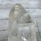 Super Quality Clear Quartz Point on a Metal Stand, 8.9 lbs & 14.9" Tall #3121CQ-011 - Brazil GemsBrazil GemsSuper Quality Clear Quartz Point on a Metal Stand, 8.9 lbs & 14.9" Tall #3121CQ-011Crystal Points3121CQ-011