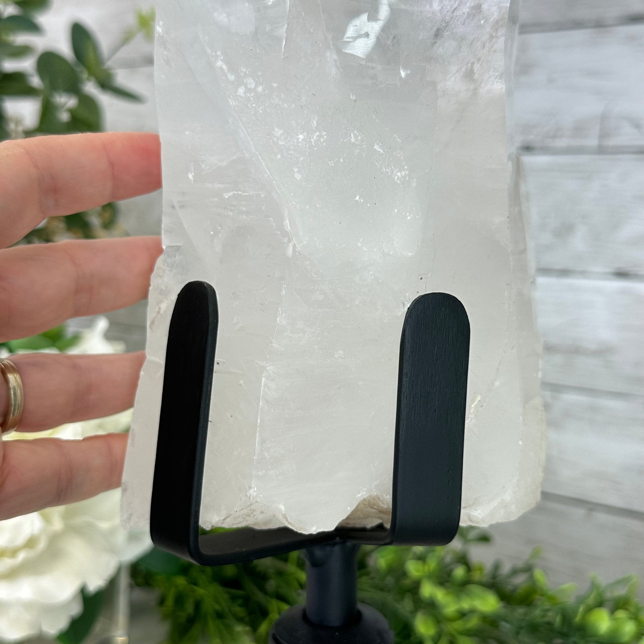 Super Quality Clear Quartz Point on a Rotating Stand, 15.9 lbs & 17.8" Tall #3120CQ-003 - Brazil GemsBrazil GemsSuper Quality Clear Quartz Point on a Rotating Stand, 15.9 lbs & 17.8" Tall #3120CQ-003Crystal Points3120CQ-003