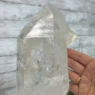 Super Quality Clear Quartz Point on a Rotating Stand, 15.9 lbs & 17.8" Tall #3120CQ-003 - Brazil GemsBrazil GemsSuper Quality Clear Quartz Point on a Rotating Stand, 15.9 lbs & 17.8" Tall #3120CQ-003Crystal Points3120CQ-003