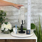 Super Quality Clear Quartz Point on a Rotating Stand, 15.9 lbs & 17.8" Tall #3120CQ-003 - Brazil GemsBrazil GemsSuper Quality Clear Quartz Point on a Rotating Stand, 15.9 lbs & 17.8" Tall #3120CQ-003Crystal Points3120CQ-003