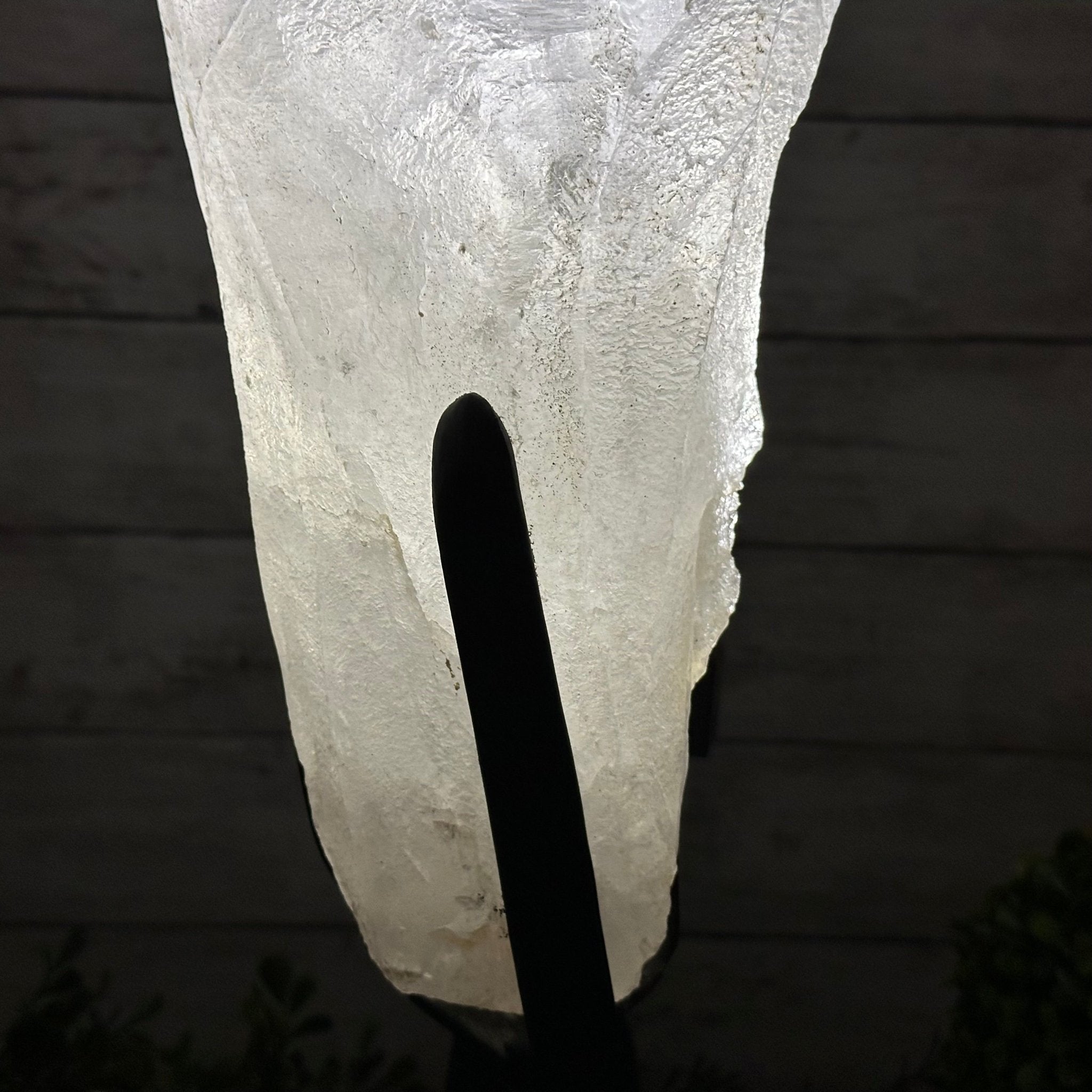 Super Quality Clear Quartz Point on a Rotating Stand, 16.5 lbs & 21.6" Tall #3120CQ-004 - Brazil GemsBrazil GemsSuper Quality Clear Quartz Point on a Rotating Stand, 16.5 lbs & 21.6" Tall #3120CQ-004Crystal Points3120CQ-004