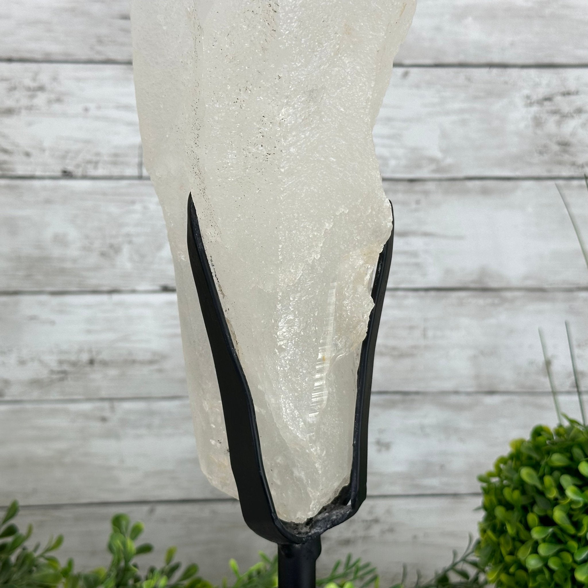 Super Quality Clear Quartz Point on a Rotating Stand, 16.5 lbs & 21.6" Tall #3120CQ-004 - Brazil GemsBrazil GemsSuper Quality Clear Quartz Point on a Rotating Stand, 16.5 lbs & 21.6" Tall #3120CQ-004Crystal Points3120CQ-004