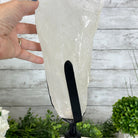 Super Quality Clear Quartz Point on a Rotating Stand, 16.5 lbs & 21.6" Tall #3120CQ-004 - Brazil GemsBrazil GemsSuper Quality Clear Quartz Point on a Rotating Stand, 16.5 lbs & 21.6" Tall #3120CQ-004Crystal Points3120CQ-004