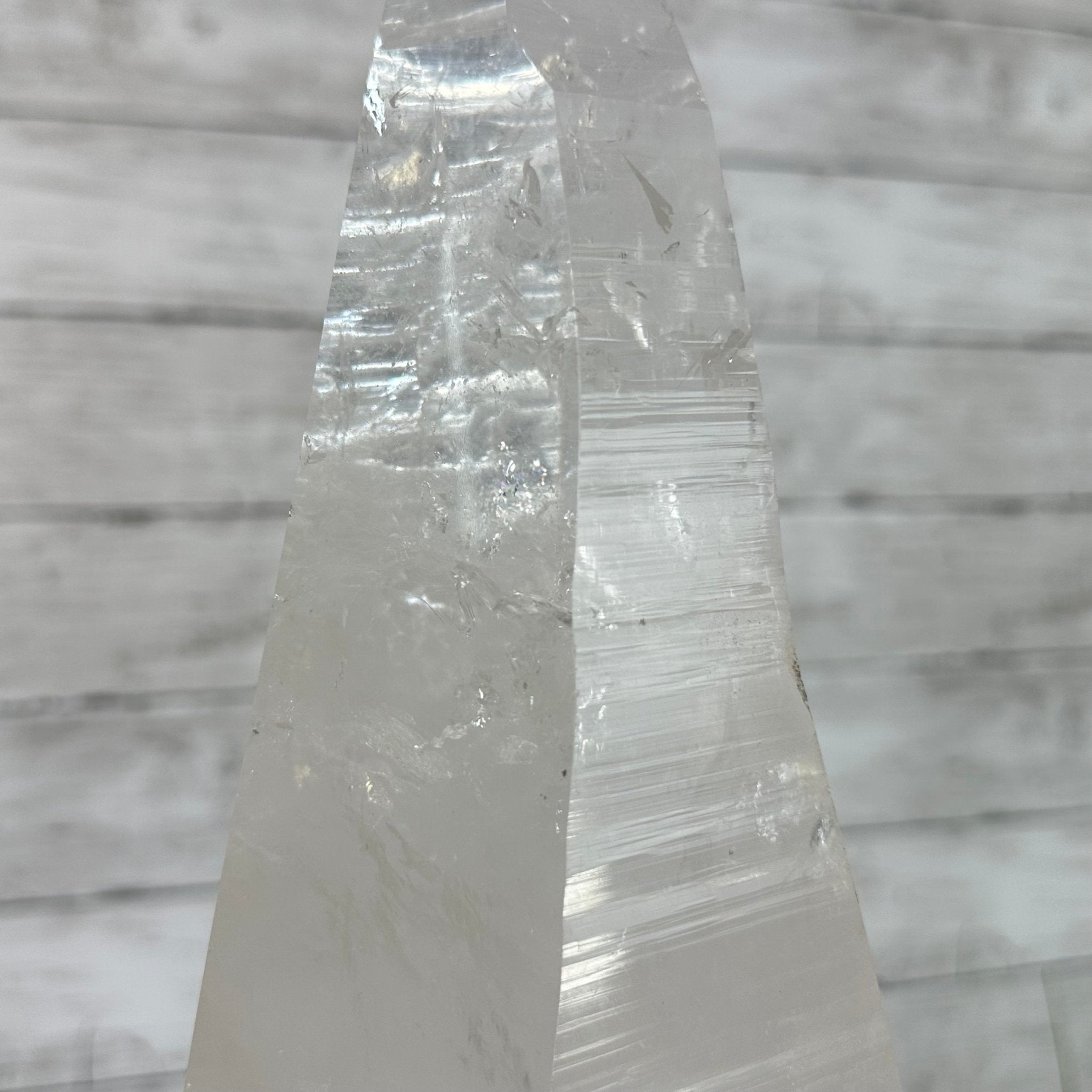 Super Quality Clear Quartz Point on a Rotating Stand, 28.9 lbs & 25.4" Tall #3120CQ-006 - Brazil GemsBrazil GemsSuper Quality Clear Quartz Point on a Rotating Stand, 28.9 lbs & 25.4" Tall #3120CQ-006Crystal Points3120CQ-006