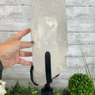 Super Quality Clear Quartz Point on a Rotating Stand, 28.9 lbs & 25.4" Tall #3120CQ-006 - Brazil GemsBrazil GemsSuper Quality Clear Quartz Point on a Rotating Stand, 28.9 lbs & 25.4" Tall #3120CQ-006Crystal Points3120CQ-006