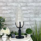 Super Quality Clear Quartz Point on a Rotating Stand, 28.9 lbs & 25.4" Tall #3120CQ-006 - Brazil GemsBrazil GemsSuper Quality Clear Quartz Point on a Rotating Stand, 28.9 lbs & 25.4" Tall #3120CQ-006Crystal Points3120CQ-006