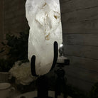 Super Quality Clear Quartz Point on a Rotating Stand, 28.9 lbs & 25.4" Tall #3120CQ-006 - Brazil GemsBrazil GemsSuper Quality Clear Quartz Point on a Rotating Stand, 28.9 lbs & 25.4" Tall #3120CQ-006Crystal Points3120CQ-006