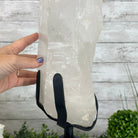 Super Quality Clear Quartz Point on a Rotating Stand, 28.9 lbs & 25.4" Tall #3120CQ-006 - Brazil GemsBrazil GemsSuper Quality Clear Quartz Point on a Rotating Stand, 28.9 lbs & 25.4" Tall #3120CQ-006Crystal Points3120CQ-006