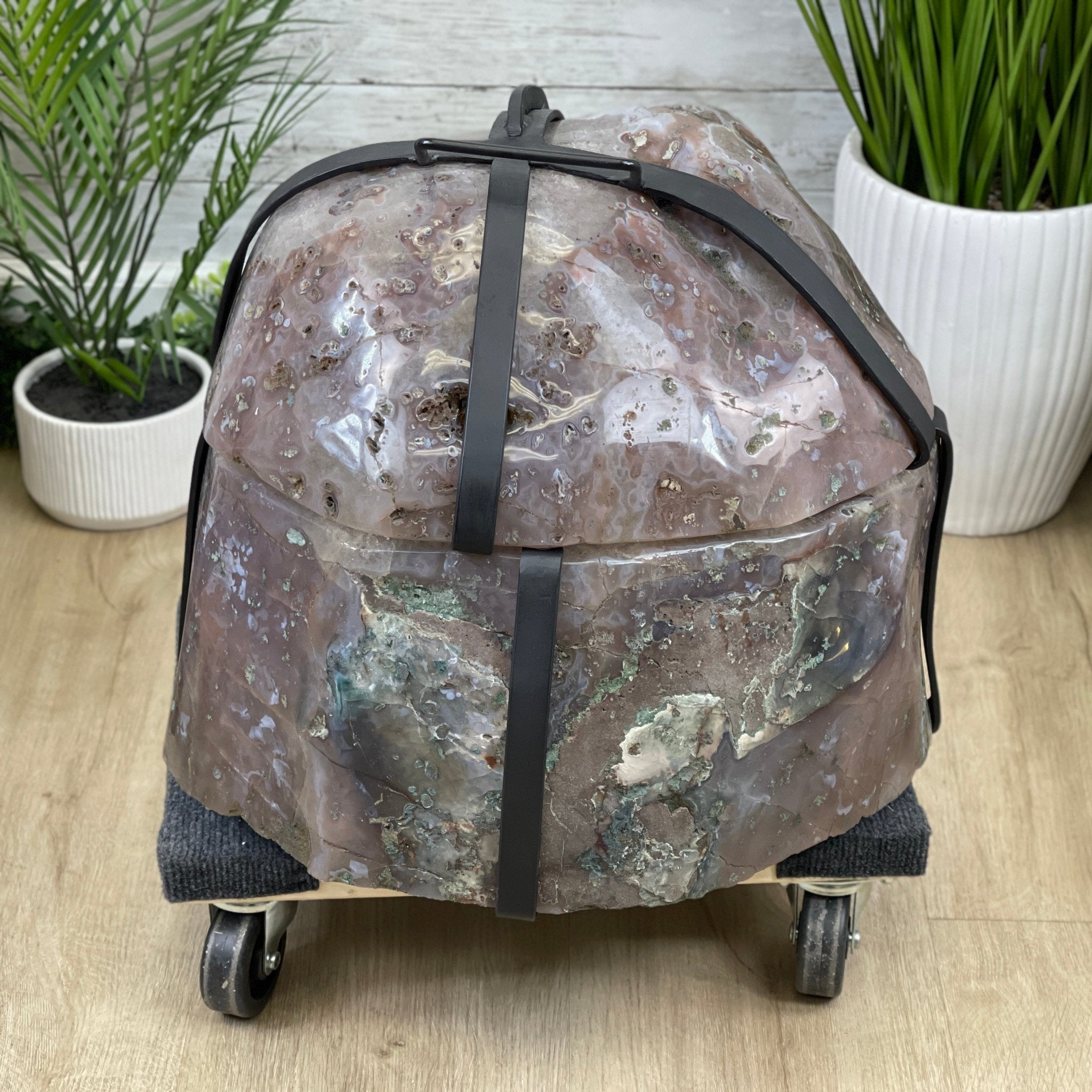 Super Quality Polished Amethyst "Jewelry Box", Clam Shell style Lid, 187.4 lbs & 24" tall, Model #5656-0007 by Brazil Gems - Brazil GemsBrazil GemsSuper Quality Polished Amethyst "Jewelry Box", Clam Shell style Lid, 187.4 lbs & 24" tall, Model #5656-0007 by Brazil GemsGeode Jewelry Boxes5656-0007
