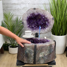 Super Quality Polished Amethyst "Jewelry Box", Clam Shell style Lid, 187.4 lbs & 24" tall, Model #5656-0007 by Brazil Gems - Brazil GemsBrazil GemsSuper Quality Polished Amethyst "Jewelry Box", Clam Shell style Lid, 187.4 lbs & 24" tall, Model #5656-0007 by Brazil GemsGeode Jewelry Boxes5656-0007