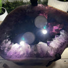 Super Quality Polished Amethyst "Jewelry Box", Clam Shell style Lid, 189.6 lbs & 25.5" tall, Model #5656-0008 by Brazil Gems - Brazil GemsBrazil GemsSuper Quality Polished Amethyst "Jewelry Box", Clam Shell style Lid, 189.6 lbs & 25.5" tall, Model #5656-0008 by Brazil GemsGeode Jewelry Boxes5656-0008