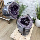 Super Quality Polished Amethyst "Jewelry Box", Clam Shell style Lid, 189.6 lbs & 25.5" tall, Model #5656-0008 by Brazil Gems - Brazil GemsBrazil GemsSuper Quality Polished Amethyst "Jewelry Box", Clam Shell style Lid, 189.6 lbs & 25.5" tall, Model #5656-0008 by Brazil GemsGeode Jewelry Boxes5656-0008