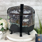 Super Quality Polished Amethyst "Jewelry Box", Clam Shell style Lid, 63 lbs & 20" tall, Model #5656-0014 by Brazil Gems - Brazil GemsBrazil GemsSuper Quality Polished Amethyst "Jewelry Box", Clam Shell style Lid, 63 lbs & 20" tall, Model #5656-0014 by Brazil GemsGeode Jewelry Boxes5656-0014