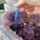 Super Quality Polished Amethyst "Jewelry Box", Clam Shell style Lid, 63 lbs & 20" tall, Model #5656-0014 by Brazil Gems - Brazil GemsBrazil GemsSuper Quality Polished Amethyst "Jewelry Box", Clam Shell style Lid, 63 lbs & 20" tall, Model #5656-0014 by Brazil GemsGeode Jewelry Boxes5656-0014