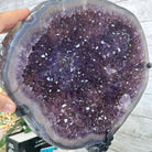 Super Quality Polished Amethyst "Jewelry Box", Clam Shell style Lid, 63 lbs & 20" tall, Model #5656-0014 by Brazil Gems - Brazil GemsBrazil GemsSuper Quality Polished Amethyst "Jewelry Box", Clam Shell style Lid, 63 lbs & 20" tall, Model #5656-0014 by Brazil GemsGeode Jewelry Boxes5656-0014