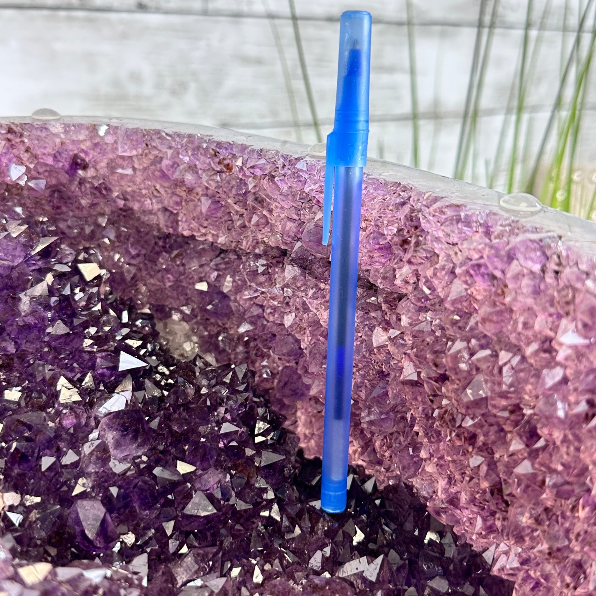 Super Quality Polished Amethyst "Jewelry Box", Clam Shell style Lid, 63 lbs & 20" tall, Model #5656-0014 by Brazil Gems - Brazil GemsBrazil GemsSuper Quality Polished Amethyst "Jewelry Box", Clam Shell style Lid, 63 lbs & 20" tall, Model #5656-0014 by Brazil GemsGeode Jewelry Boxes5656-0014