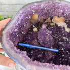 Super Quality Polished Amethyst "Jewelry Box", Clam Shell style Lid, 63 lbs & 20" tall, Model #5656-0014 by Brazil Gems - Brazil GemsBrazil GemsSuper Quality Polished Amethyst "Jewelry Box", Clam Shell style Lid, 63 lbs & 20" tall, Model #5656-0014 by Brazil GemsGeode Jewelry Boxes5656-0014