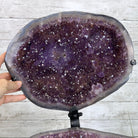 Super Quality Polished Amethyst "Jewelry Box", Clam Shell style Lid, 63 lbs & 20" tall, Model #5656-0014 by Brazil Gems - Brazil GemsBrazil GemsSuper Quality Polished Amethyst "Jewelry Box", Clam Shell style Lid, 63 lbs & 20" tall, Model #5656-0014 by Brazil GemsGeode Jewelry Boxes5656-0014
