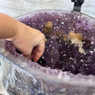 Super Quality Polished Amethyst "Jewelry Box", Clam Shell style Lid, 63 lbs & 20" tall, Model #5656-0014 by Brazil Gems - Brazil GemsBrazil GemsSuper Quality Polished Amethyst "Jewelry Box", Clam Shell style Lid, 63 lbs & 20" tall, Model #5656-0014 by Brazil GemsGeode Jewelry Boxes5656-0014