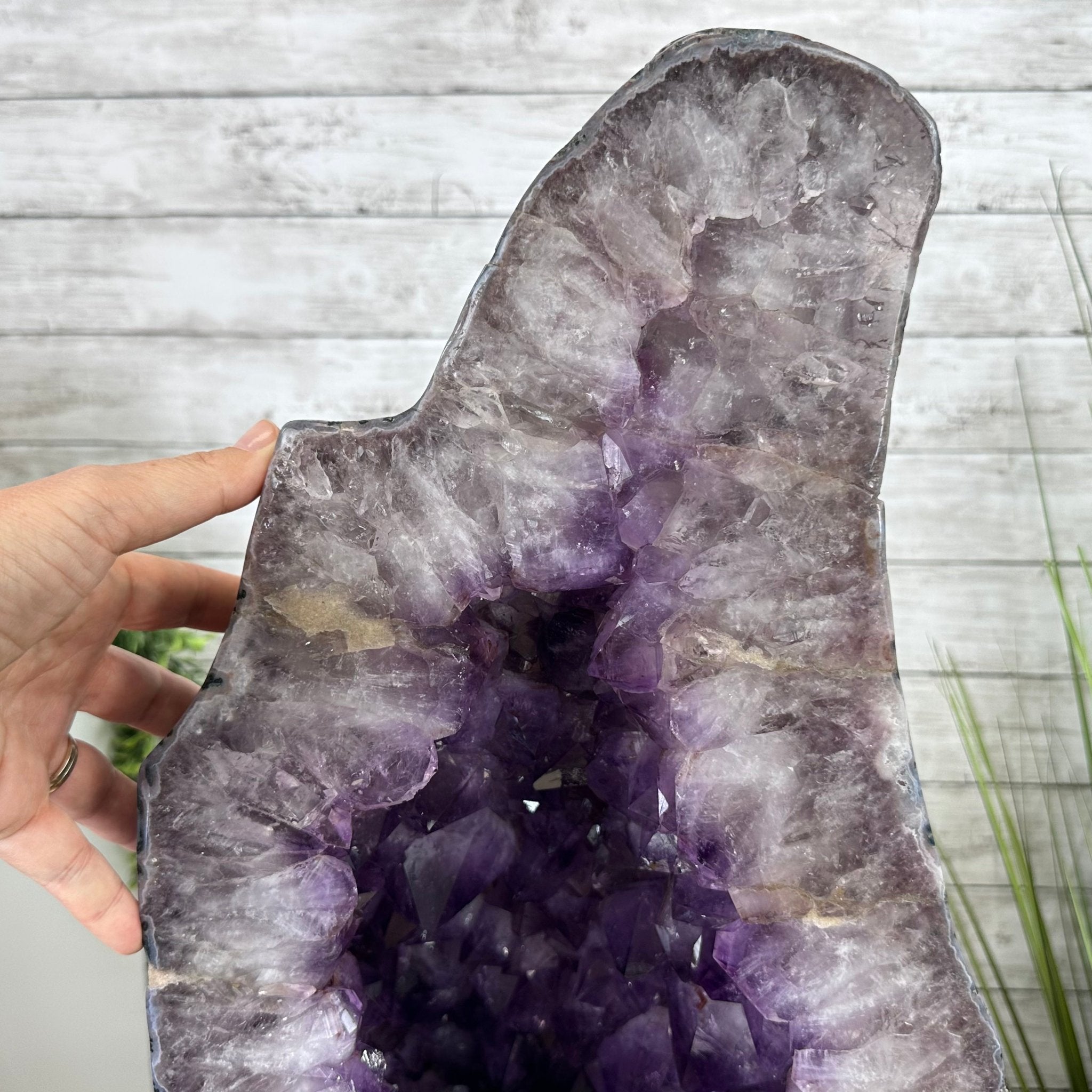 Super Quality Polished Brazilian Amethyst Cathedral, 140.1 lbs & 24.6" tall Model #5602-0201 by Brazil Gems - Brazil GemsBrazil GemsSuper Quality Polished Brazilian Amethyst Cathedral, 140.1 lbs & 24.6" tall Model #5602-0201 by Brazil GemsPolished Cathedrals5602-0201