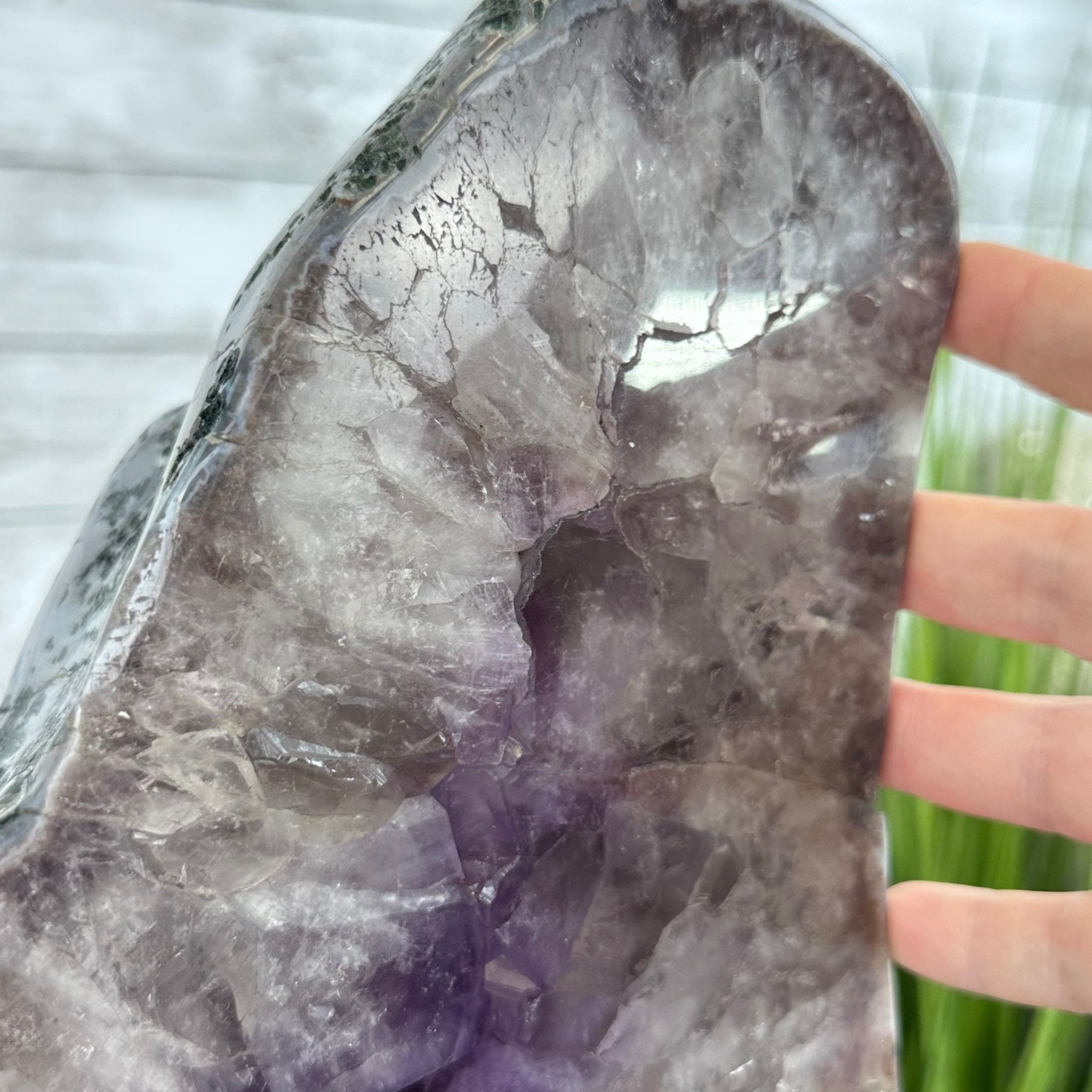 Super Quality Polished Brazilian Amethyst Cathedral, 140.1 lbs & 24.6" tall Model #5602-0201 by Brazil Gems - Brazil GemsBrazil GemsSuper Quality Polished Brazilian Amethyst Cathedral, 140.1 lbs & 24.6" tall Model #5602-0201 by Brazil GemsPolished Cathedrals5602-0201